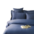Saténová napínacia plachta SIMPLY DARK BLUE 160x200 / 50x70 (2).